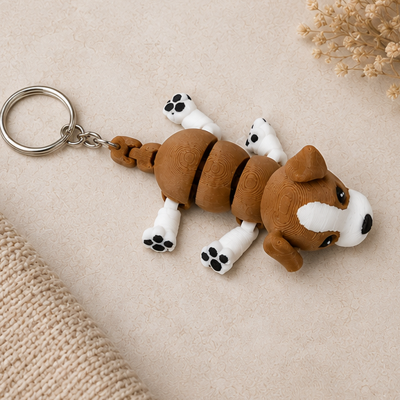 Cute Dog Keychain