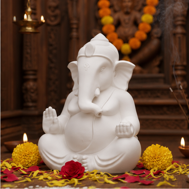 Lord Ganesha Artistic Idol