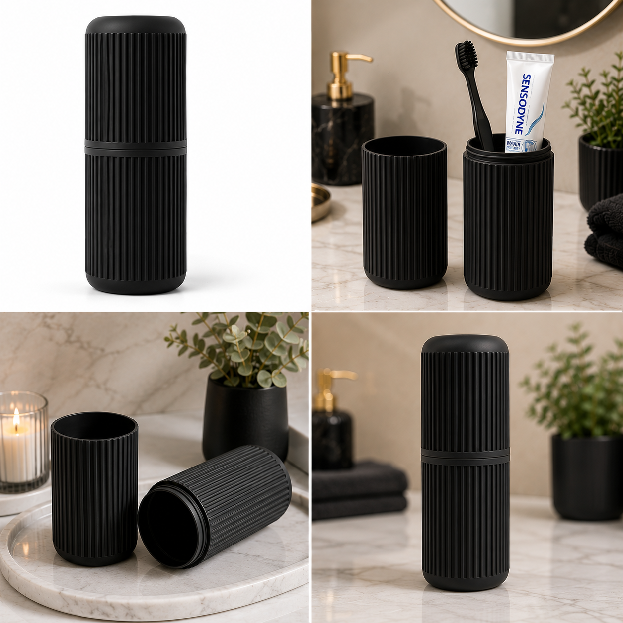 Portable Travel Toothbrush Kit Holder