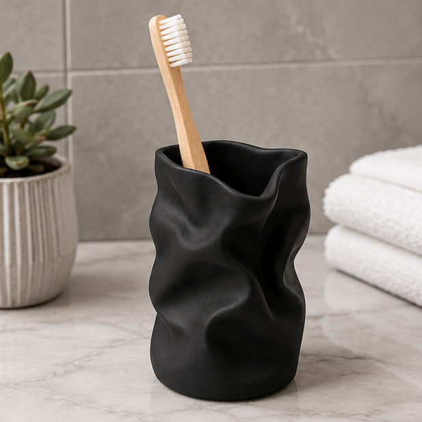 Crushed Shape Toothbrush Stand