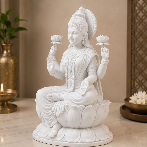 Goddess Lakshmi Decorative Idol