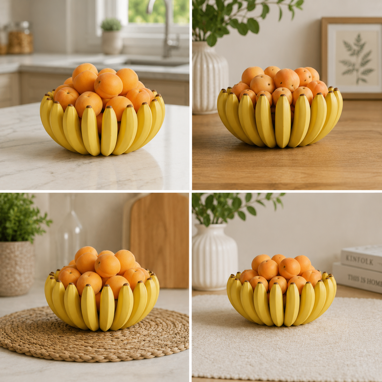 Banana Shaped Fruit Storage Bowl