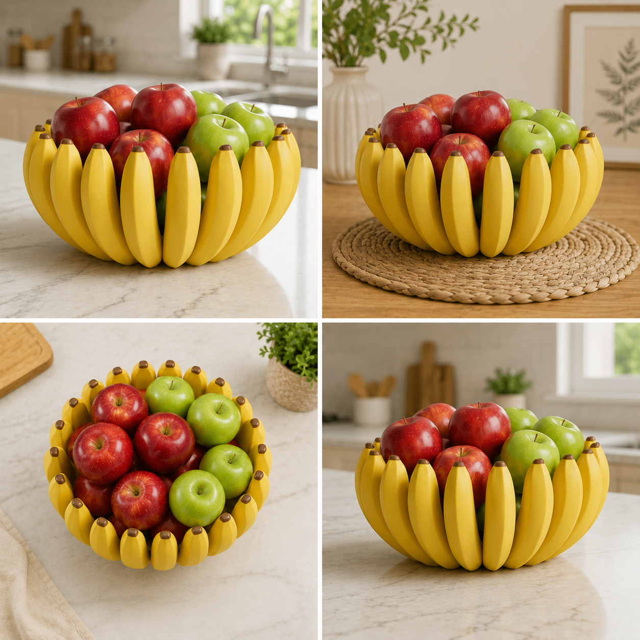 Banana Shaped Fruit Storage Bowl
