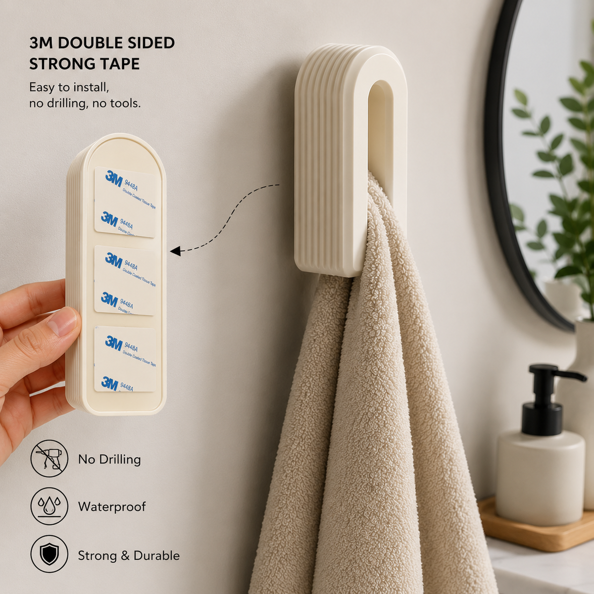 Minimalist Wall Towel Hook