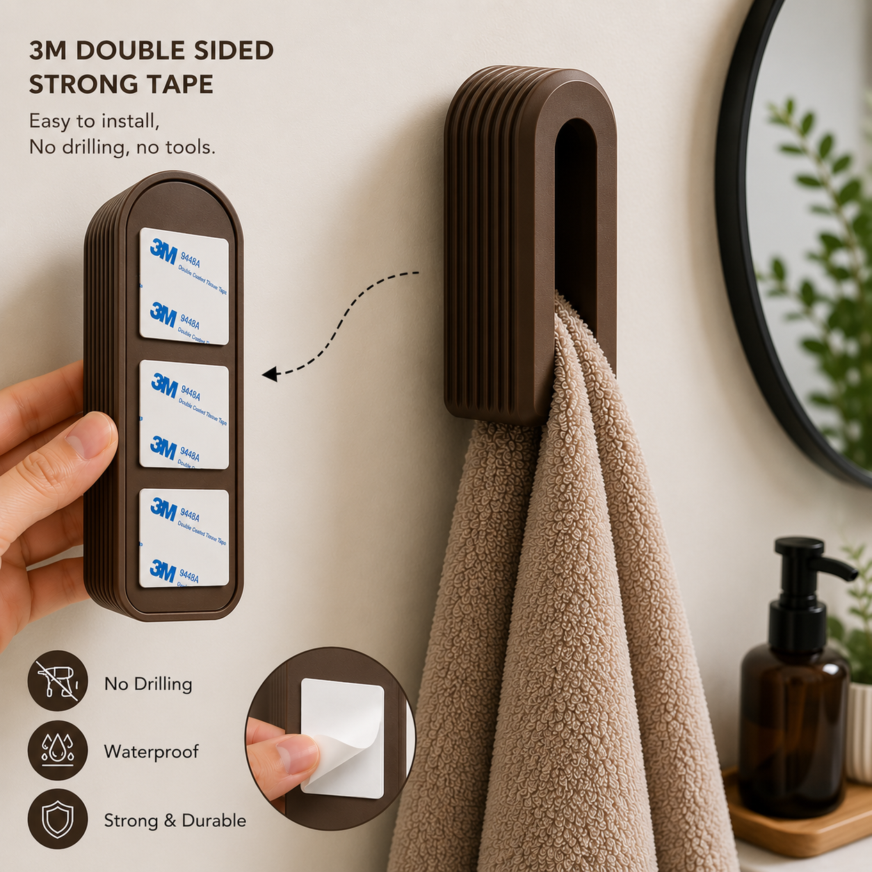 Minimalist Wall Towel Hook