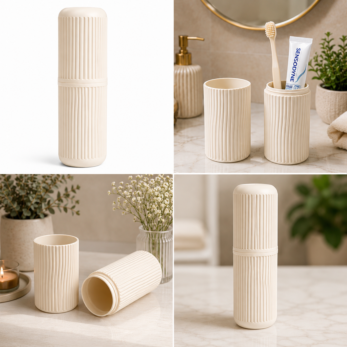 Portable Travel Toothbrush Kit Holder