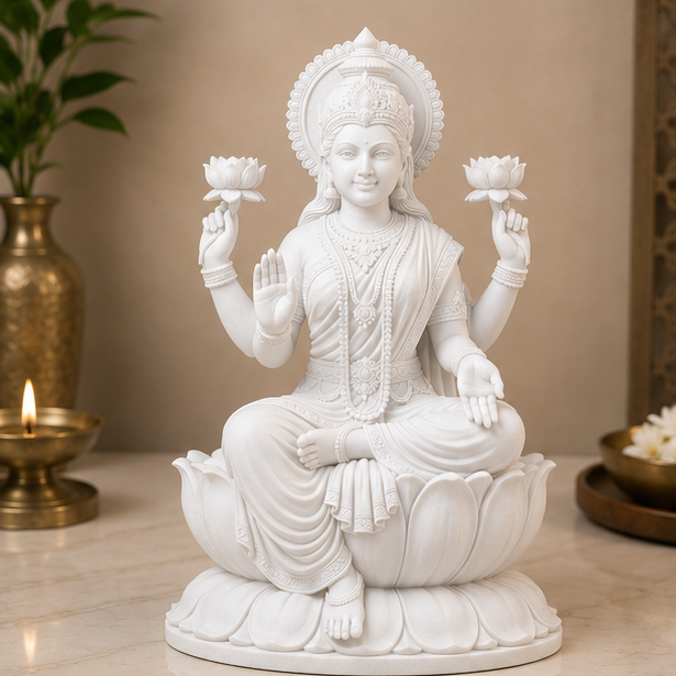 Goddess Lakshmi Decorative Idol