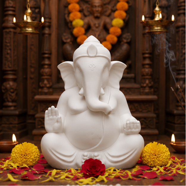 Lord Ganesha Artistic Idol