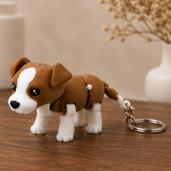 Cute Dog Keychain