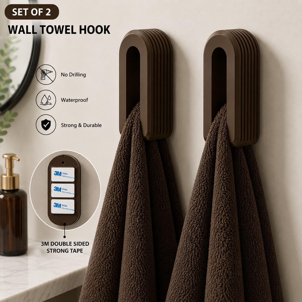 Minimalist Wall Towel Hook