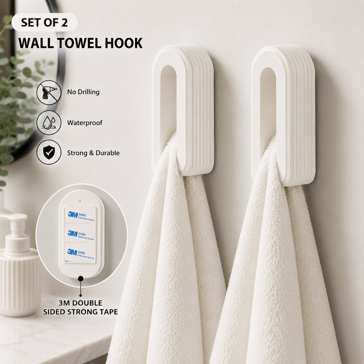 Minimalist Wall Towel Hook
