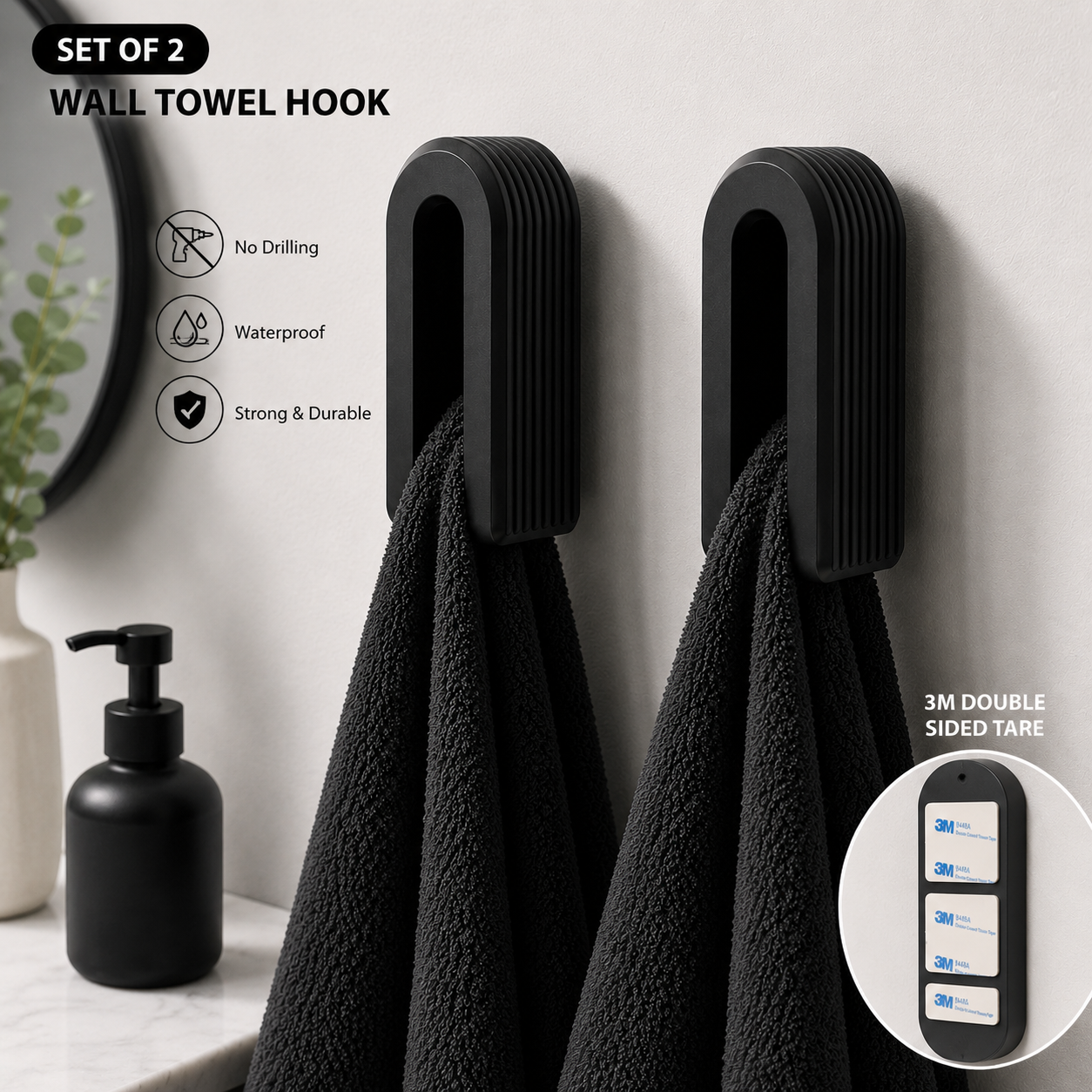 Minimalist Wall Towel Hook