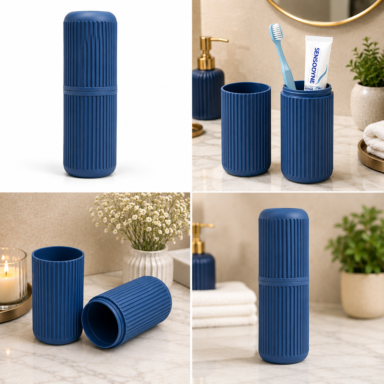 Portable Travel Toothbrush Kit Holder