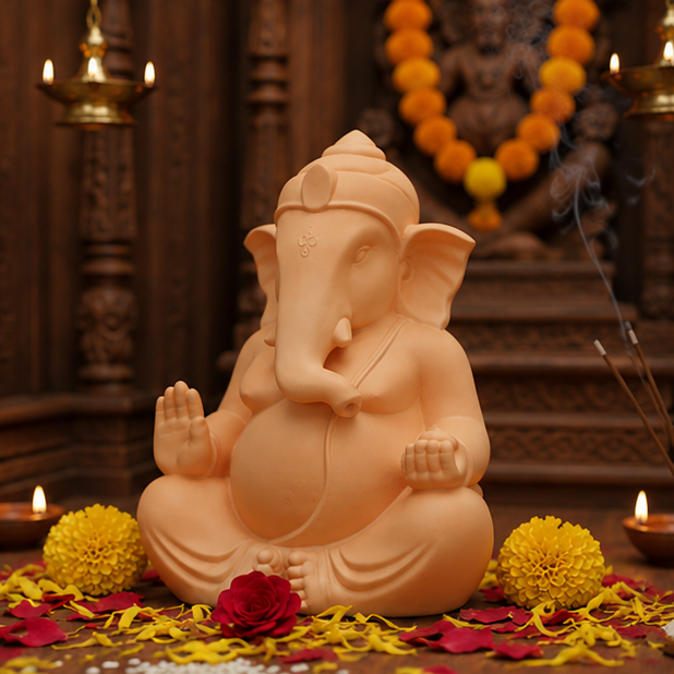 Lord Ganesha Artistic Idol