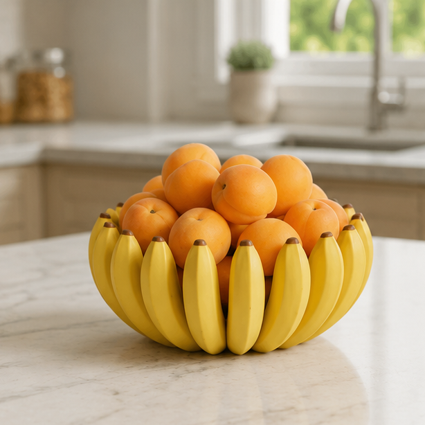 Banana Shaped Fruit Storage Bowl