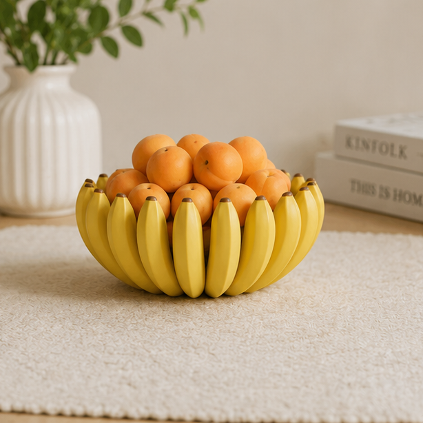 Banana Shaped Fruit Storage Bowl