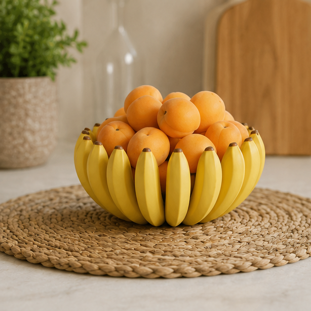 Banana Shaped Fruit Storage Bowl