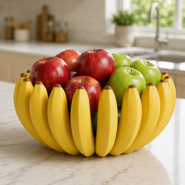 Banana Shaped Fruit Storage Bowl