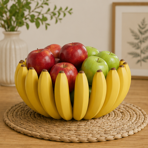 Banana Shaped Fruit Storage Bowl