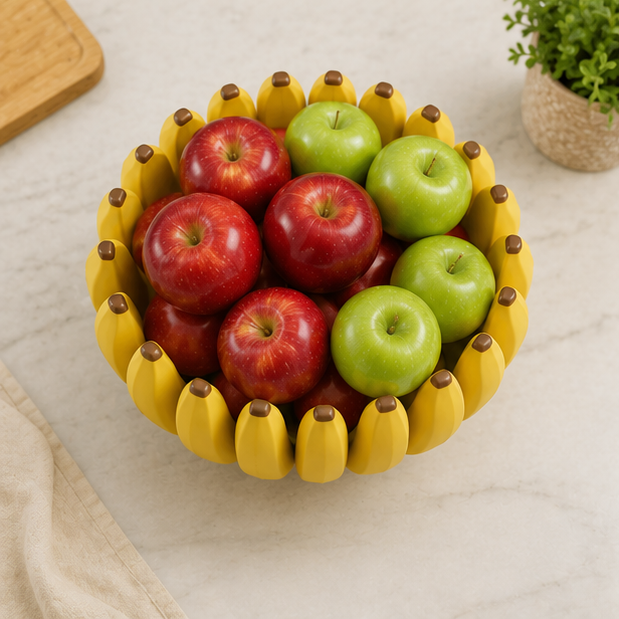 Banana Shaped Fruit Storage Bowl