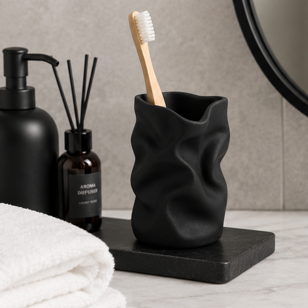 Crushed Shape Toothbrush Stand