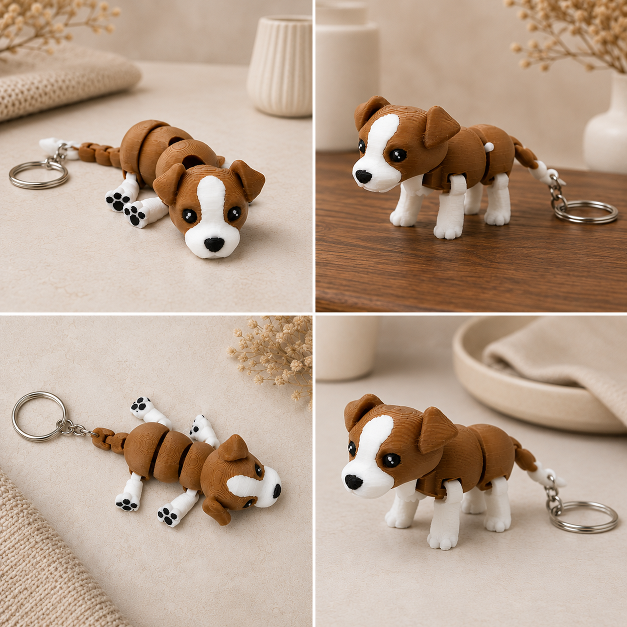 Cute Dog Keychain